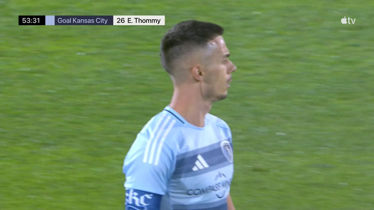 🚨 Goalkeeper assist! 🚨 Pulskamp sets up Thommy to double the Sporting Kansas City lead on the road!