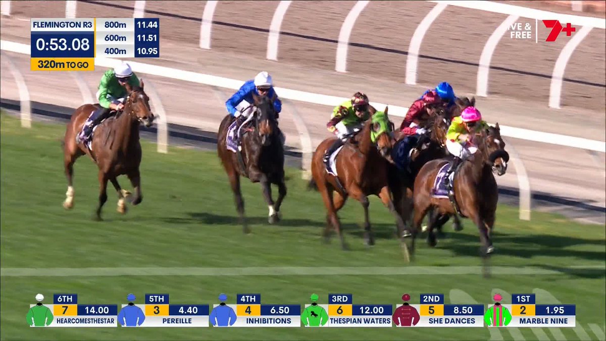 Marble Nine and Liam Riordan combine again to win at Flemington! Tough as teak down the straight 💪💪 Liam Riordan