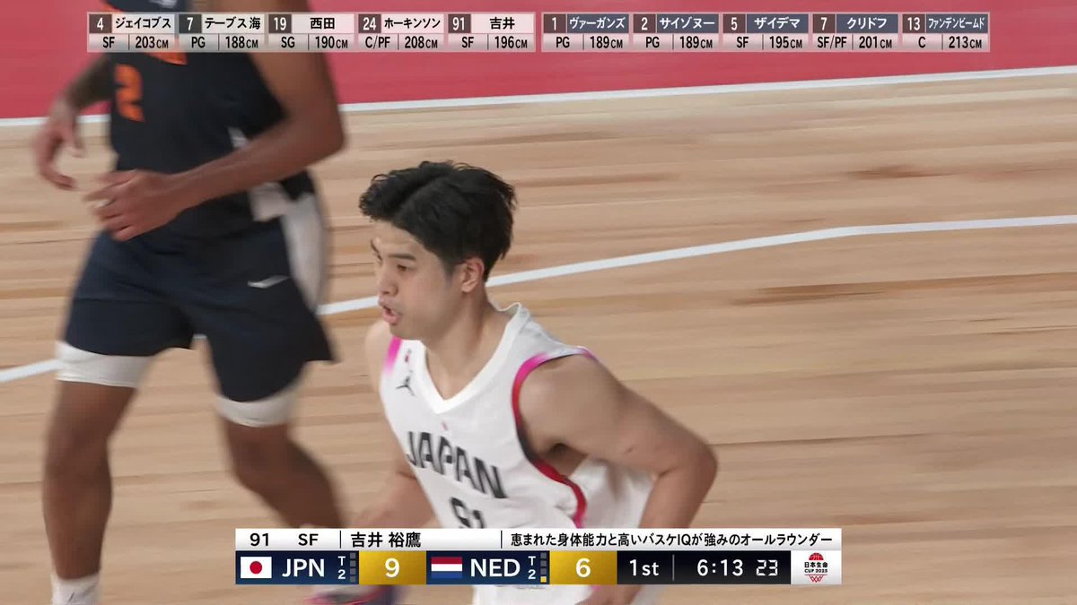 元同僚98年コンビが決める👊 ナイスディフェンスからいい流れを作る #AkatsukiJapan 🇯🇵 テーブス海 Kai Toews 吉井 裕鷹 ジェイコブス晶/Akira Jacobs 📺テレビ朝日系列にて生放送 📡バスケットLIVE/ABEMA/TVerにて生配信 #日本生命カップ2025 #日本一丸