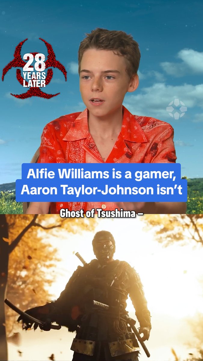 28 Years Later stars Aaron Taylor-Johnson and Alfie Williams are casual gamers (on average).