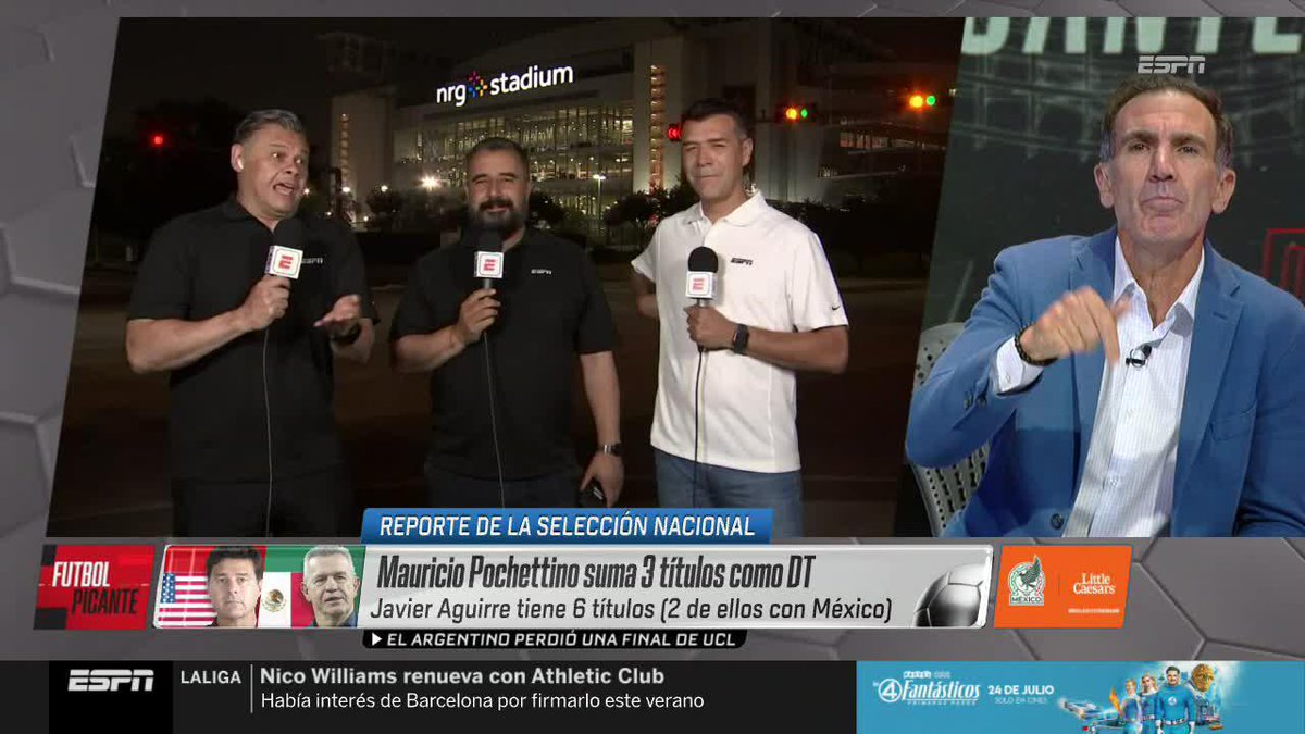 "Pochettino es mejor que Javier Aguirre, el 'Vasco' no es DT, es un gestor" 💥 ¿Quién de los técnicos finalistas de la Copa Oro es mejor? 👀 Lo debatimos en Futbol Picante 🔥