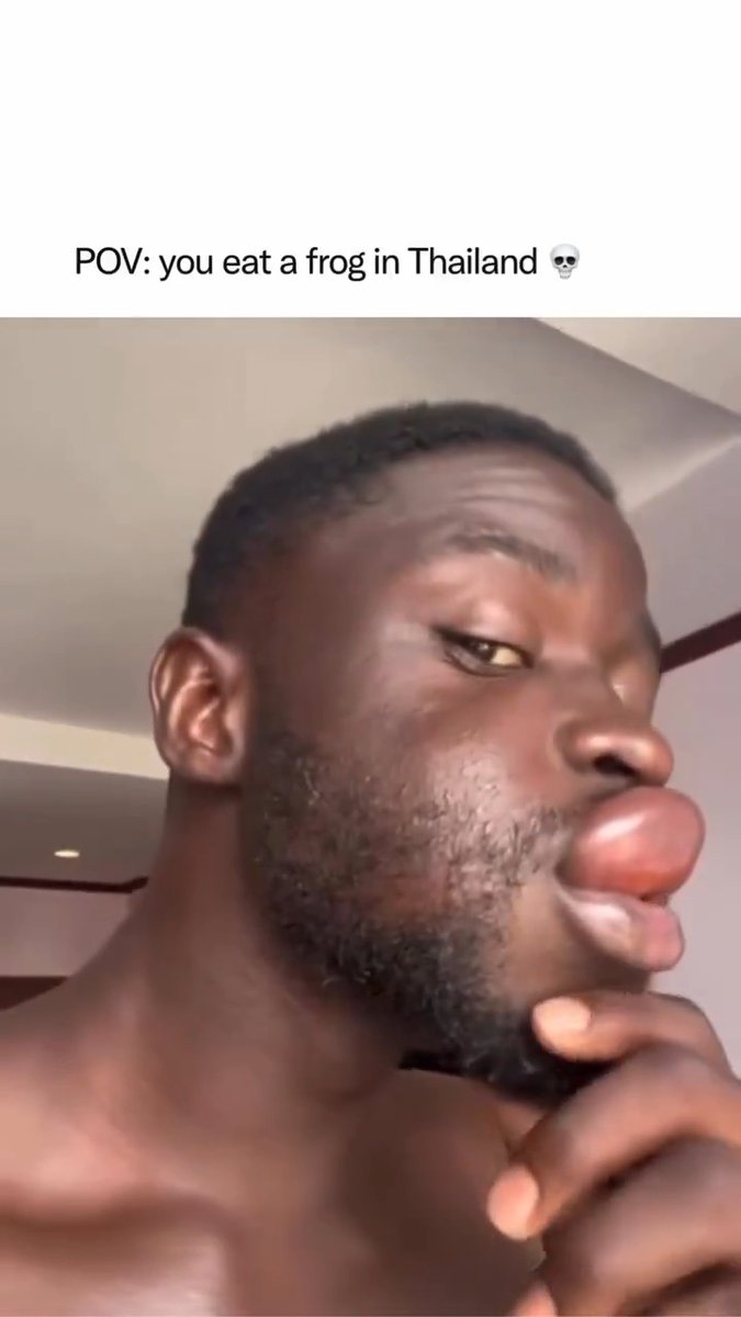 He probably got that from the lady boys in Bangkok