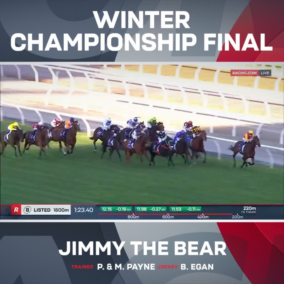 Jimmy The Bear becomes a winter champion! 🐻 The lovable old marvel is victorious in the Winter Championship Final of 2025, after being the beaten favourite of 2023 🏆 Michelle Payne Billy Egan