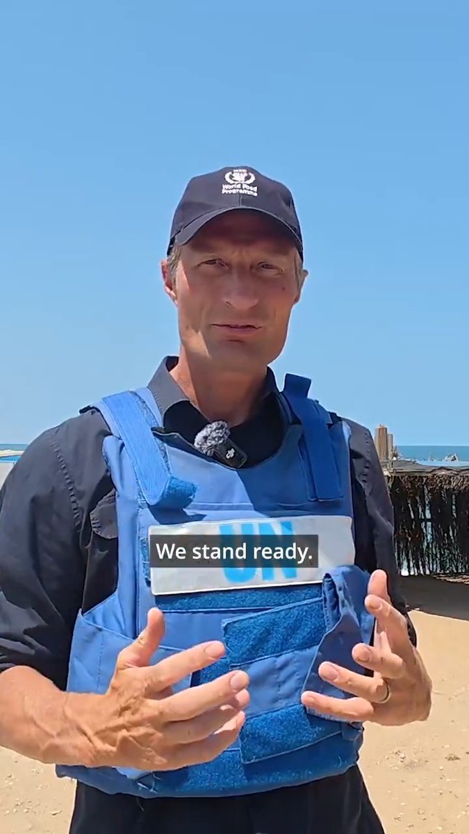 Everyone in #Gaza faces severe levels of hunger. We have the supplies, teams and capacity ready to scale up and reach those in need. More from WFP's Carl Skau ⤵️