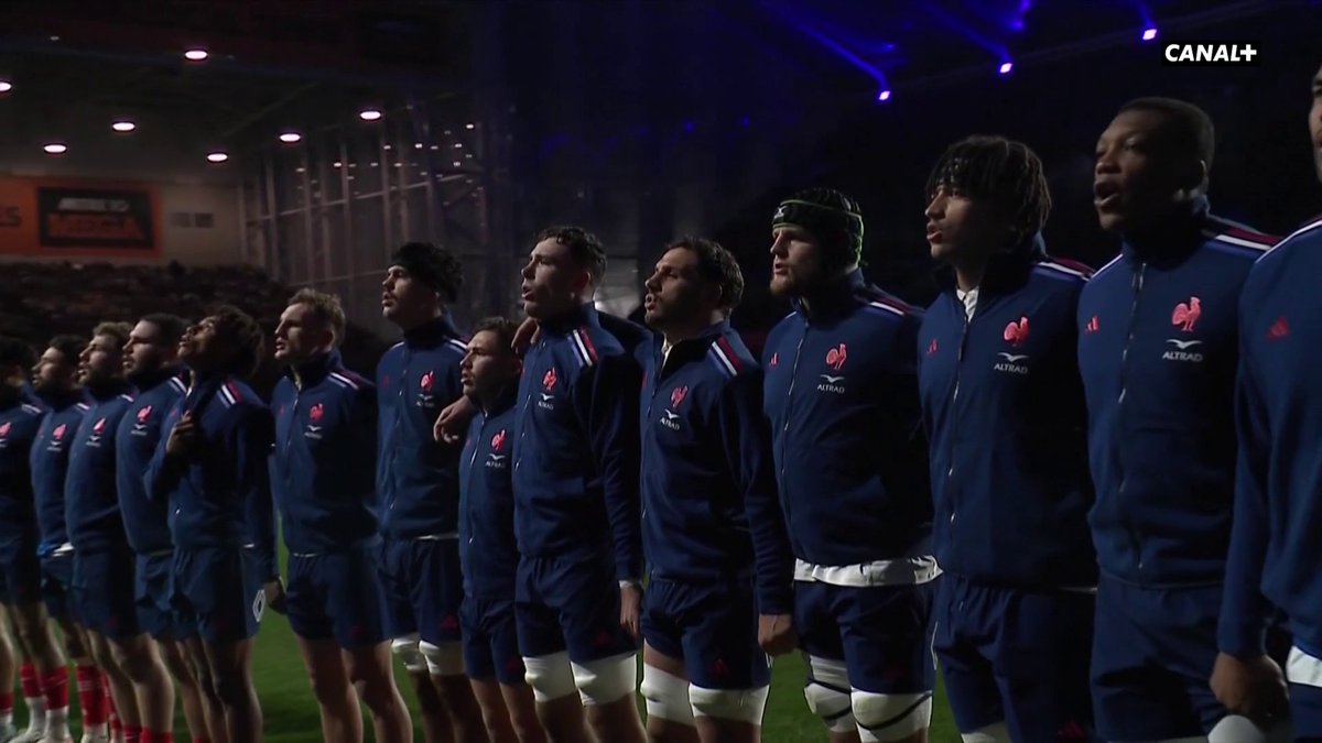 La Marseillaise résonne à Dunedin💙🤍❤️ France Rugby 🐓 #NZLFRA