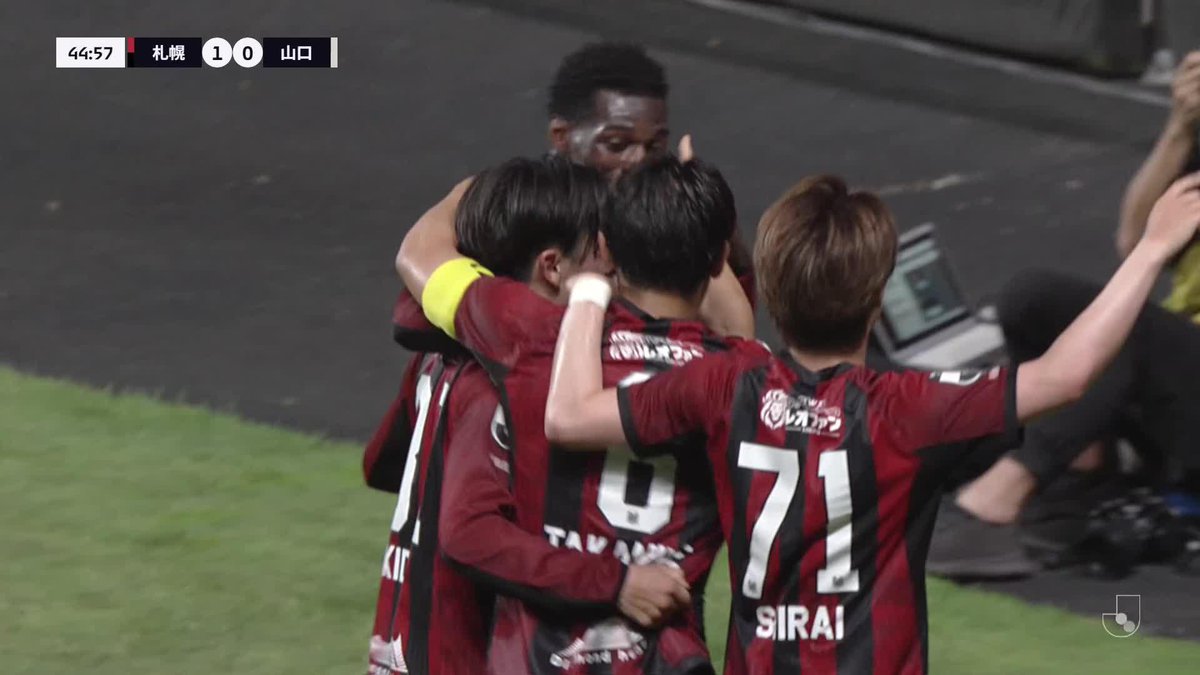 🎦 ゴール動画 🏆 明治安田J2リーグ 第22節 🆚 札幌vs山口 🔢 1-0 ⌚️ 45分 ⚽️ アマドゥ バカヨコ(札幌) #Jリーグ
