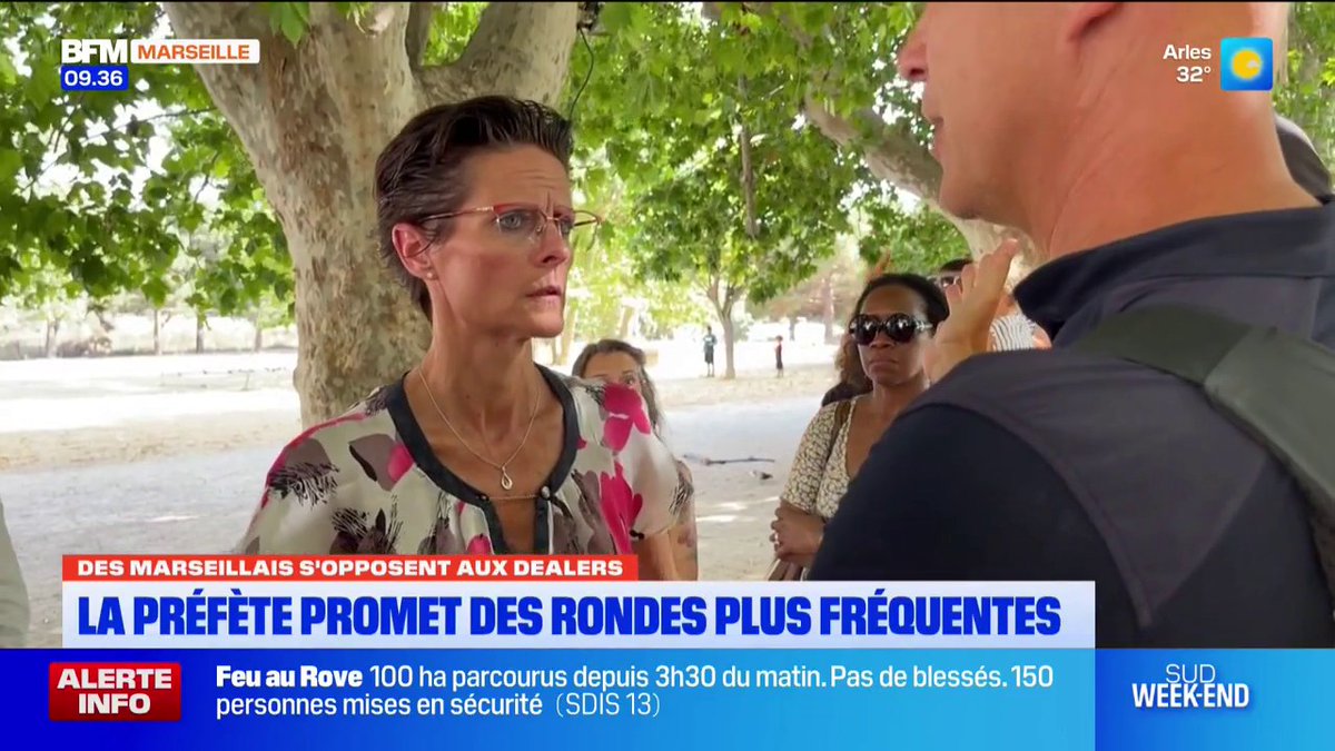 Trafic de drogue: la préfète est allée à la rencontre des habitants du quartier de Bel Ombre à Marseille, et leur a promis des rondes plus fréquentes