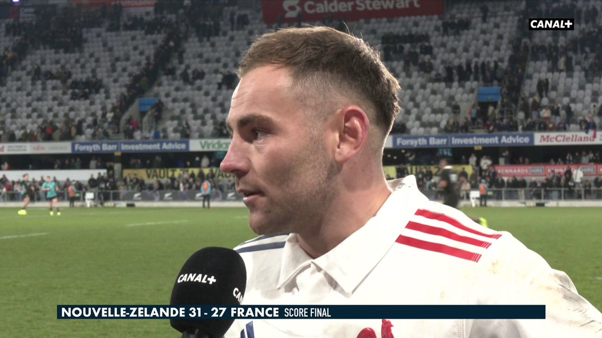 "Ce match restera gravé à jamais" 🎙️ Joris Segonds vit un rêve éveillé à l’issue de ce match 🥹 #NZLFRA