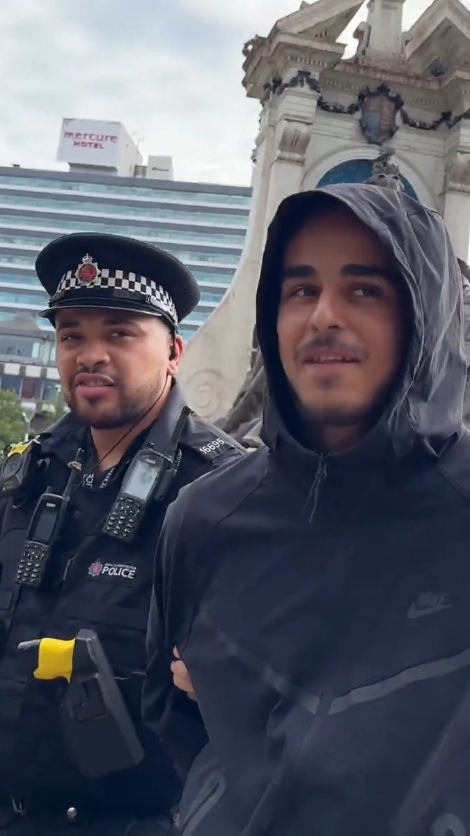 Youths arrested following double stabbing in Manchester City Centre..