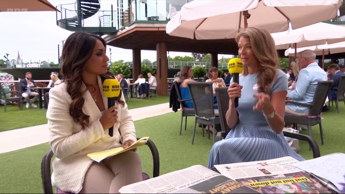 'It will only improve as time goes on' 🕙 Annabel Croft says she believes technology will prove to be a success in tennis in the long term after Emma Raducanu criticised one of the Hawk-Eye calls at #Wimbledon yesterday.