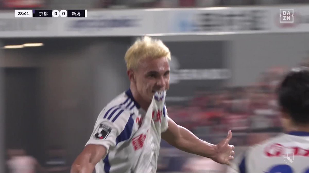 チームを救う左足! #ダニーロゴメス の左足が火を噴いた🔥 右サイドからドリブルで持ち込み自らネットを揺らす! 🏆明治安田J1第23節 🆚京都×新潟 📺#DAZN LIVE配信中 #Jみようぜ #Jリーグ #京都新潟