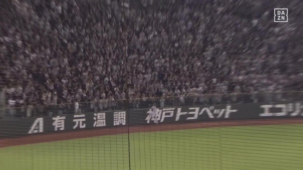 ウォーニングゾーンの魔術師 フェンス際の大ジャンプ 来田涼斗がファインプレー ⚾プロ野球(2025/7/5) 🆚オリックス×ロッテ 📱Live on DAZN #オレをみろ #Bs2025