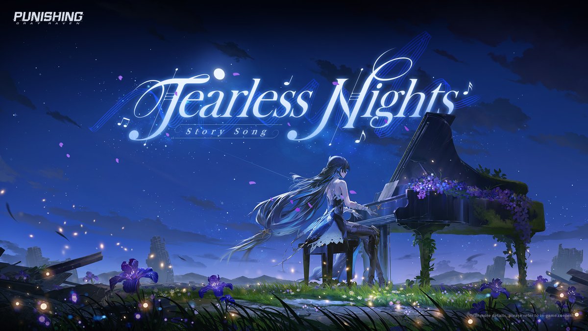 [Tearless Nights | Character Story OST] Memories fold into the melody, each sorrow along the way softening like night's last sigh before dawn. Now listen, this song is played for you only. #punishinggrayraven #PGR