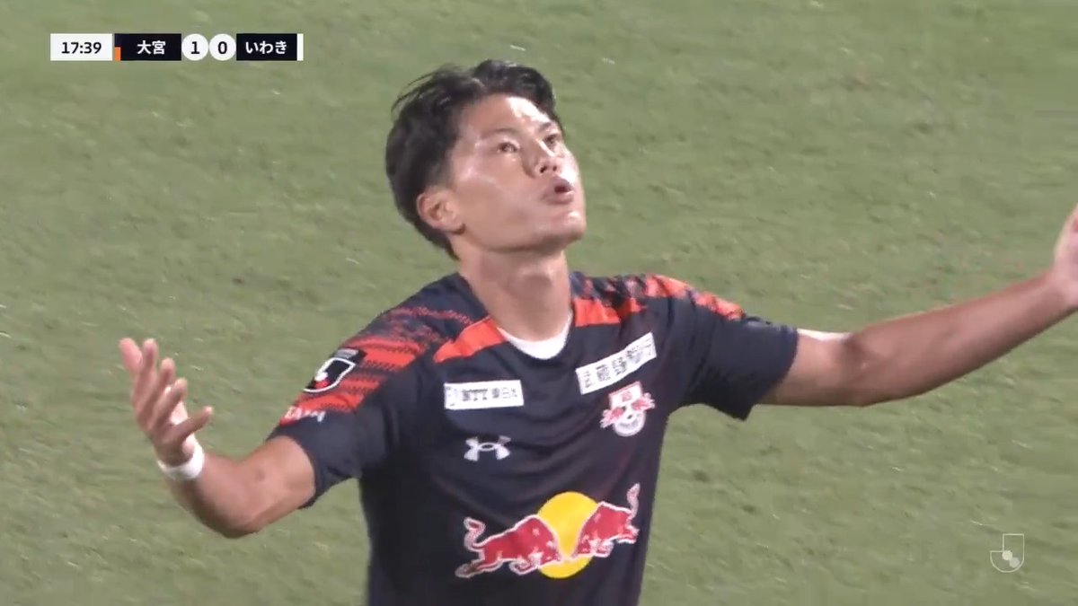 【ゴールシーン(7/5・いわき戦)】 ⌚️ 18分 ⚽️ #津久井匠海 🔽試合結果はこちら 🔽#Jリーグ を観るなら #DAZN #RB大宮アルディージャ #ardija #大宮_いわき
