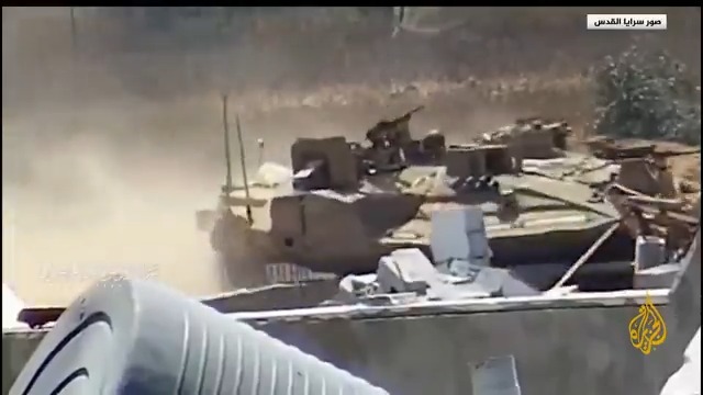 سرايا القدس تعرض مشاهد لما قالت إنها لتفجير آلية عسكرية إسرائيلية شرق خان يونس، والاستيلاء على طائرات مسيرة خلال تنفيذها مهام استخبارية #حرب_غزة #الأخبار