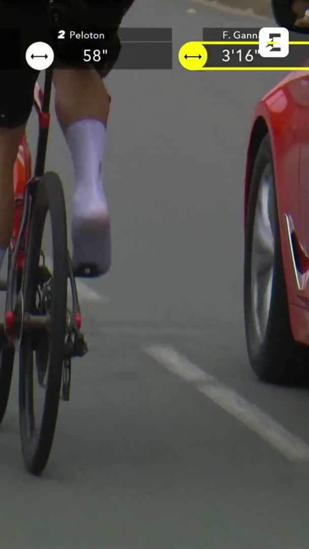 ❌👟 Prima pedala senza scarpa 🚂 Poi rientra di gran passo! Ma quanto è forte Pippo Ganna? 🚀🇮🇹 #TDF2025 #EurosportCiclismo