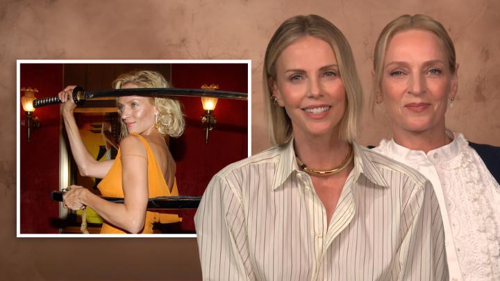 Uma Thurman on how she trained three months for Kill Bill 🗡️ Catch her in action in The Old Guard 2. Now playing.