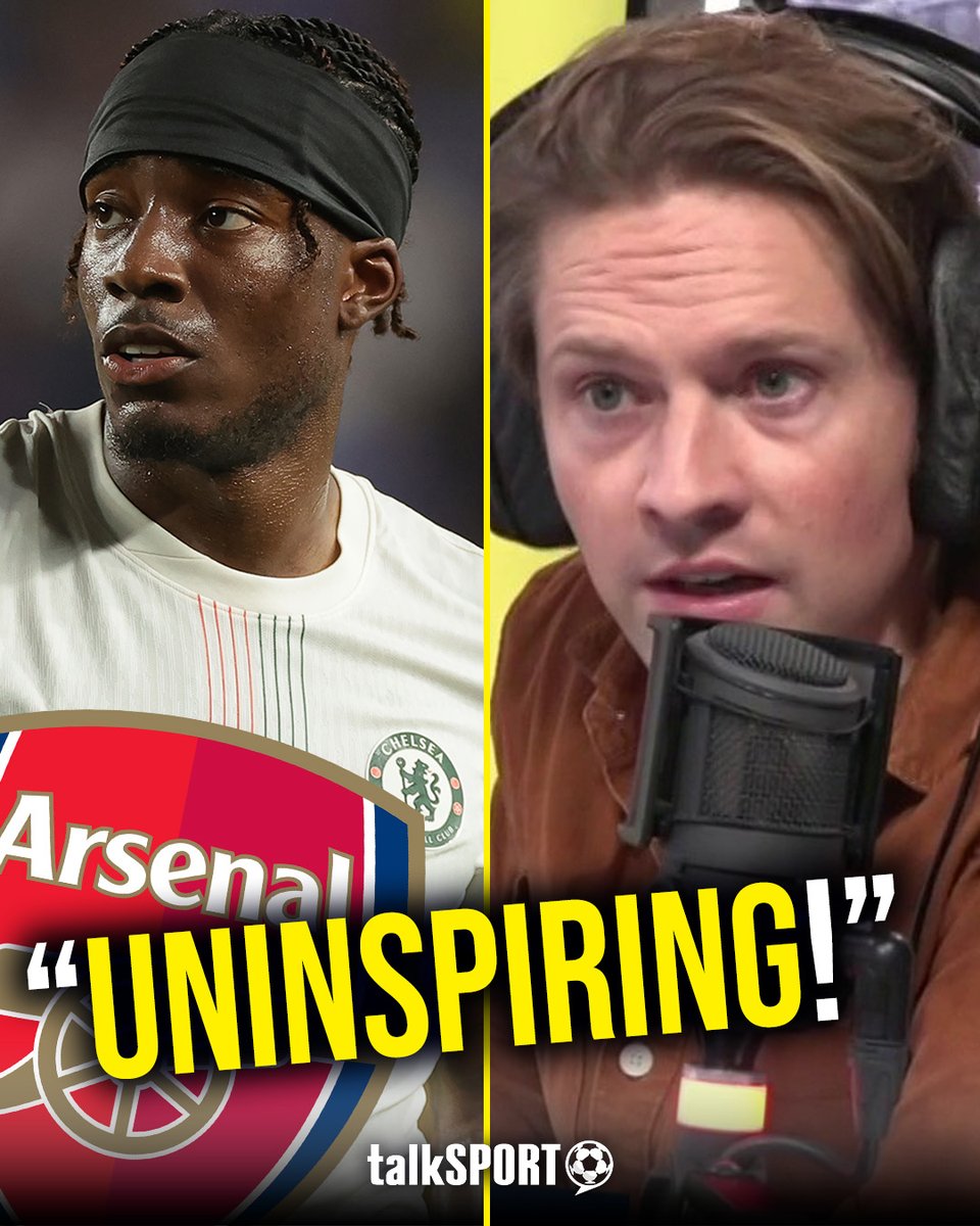 😱 "I was very surprised he was linked with Arsenal!" 🤦♂️ "It must be so uninspiring if you're an Arsenal fan!" Rory Jennings claims that Arsenal's pursuit of Noni Madueke this summer is not the level of signing they should be going for 👀