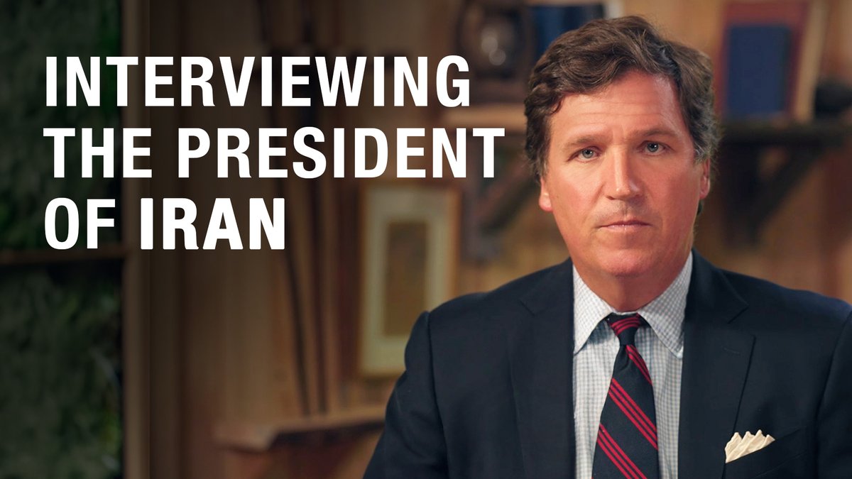 Our interview with the president of Iran. Watch it first at