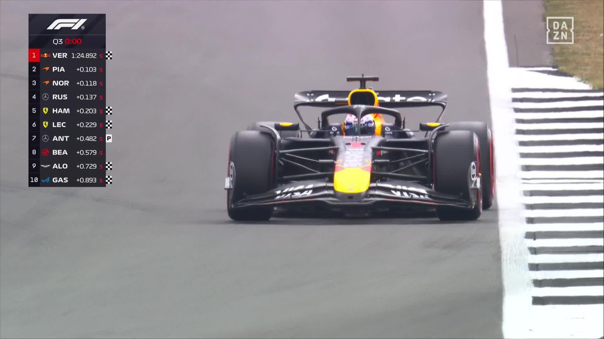 NO ES DE ESTE PLANETA NO SE LO ESPERABA NADIE NO ES NORMAL LO BUENO QUE ES MAX VERSTAPPEN ES UN MONSTRUO ¡POLE ESTRATOSFÉRICA EN SILVERSTONE! 🔥 #BritishDAZNF1 🇬🇧