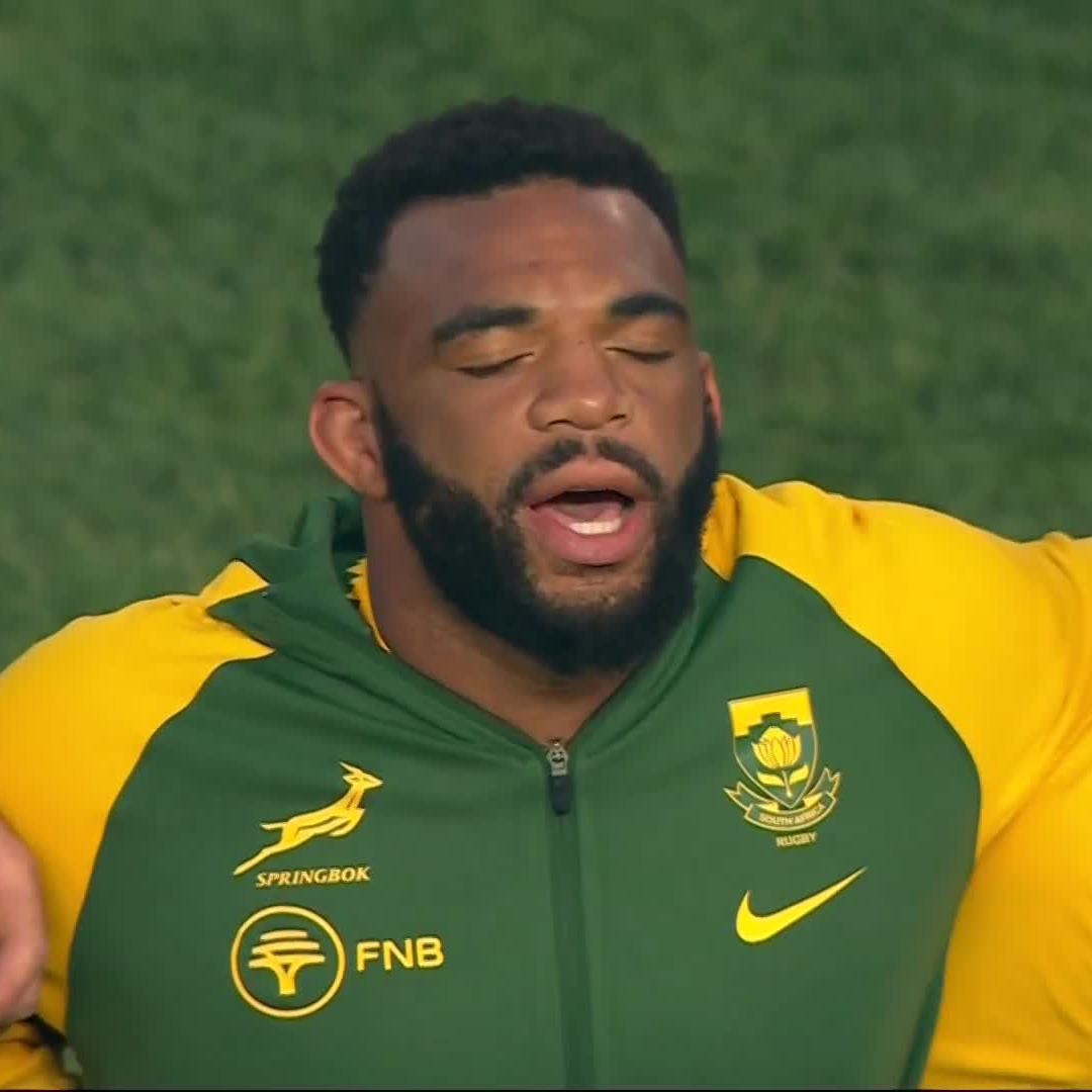 𝐀𝐧𝐝 𝐔𝐧𝐢𝐭𝐞𝐝 𝐖𝐞 𝐒𝐡𝐚𝐥𝐥 𝐒𝐭𝐚𝐧𝐝 🇿🇦❤️ Loftus Versfeld delivers another powerful rendition of the South African anthem 🎶 📺 Stream #RSAvITA on DStv: