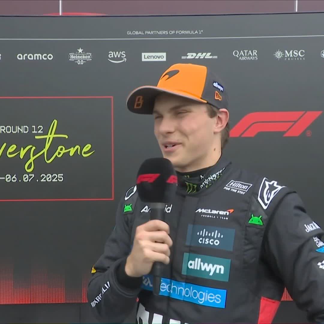 Oscar looks back at JUST missing out on pole at Silverstone 😮