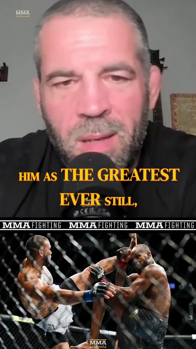 .@iamtheimmortal says Jon Jones’ behavior outside the cage shouldn't affect his legacy: "In my opinion, he should be remembered for what he did inside the cage and this shit outside, is a completely separate, irrelevant thing.” (🎥 Damon Martin)