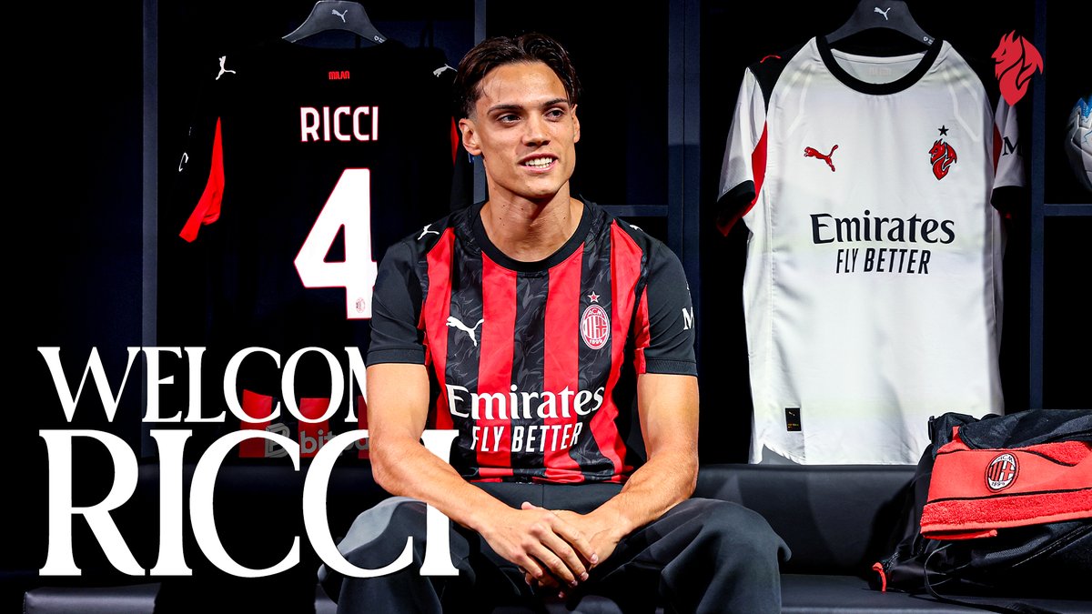 Samuele Ricci’s first words as a Rossonero 🎙️ #WelcomeRicci #SempreMilan
