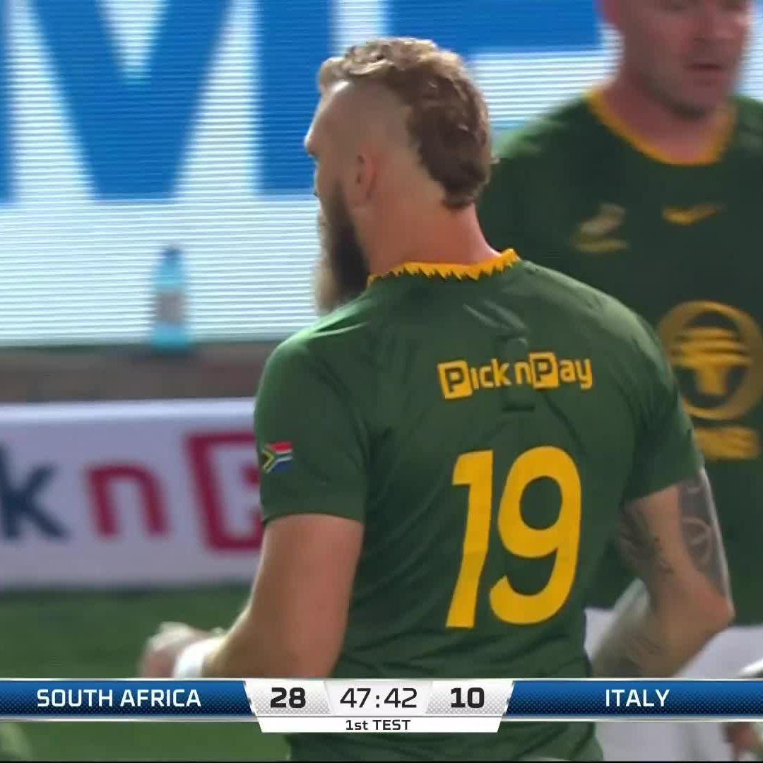 𝐁𝐎𝐎𝐌 💣 The Springboks bring on the Bomb Squad 💥 📺 Stream #RSAvITA on DStv: