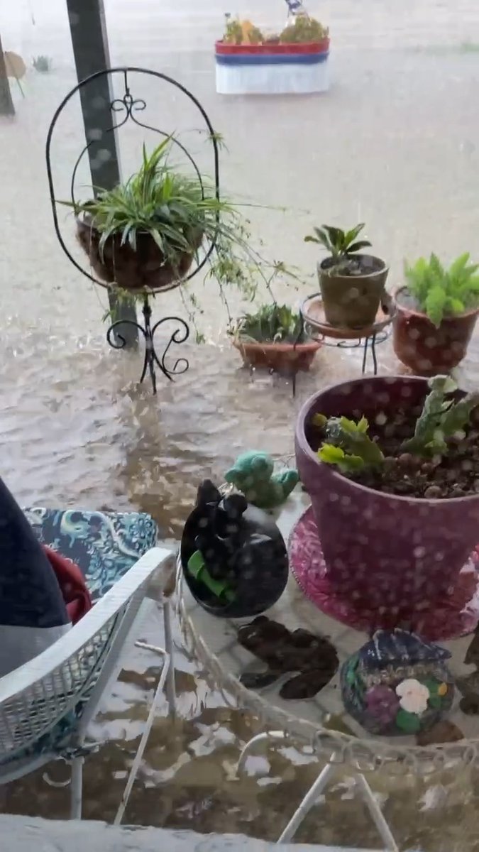 This is Seguin, Texas, where 5.4 inches of rain has fallen in just three hours and it's still raining...