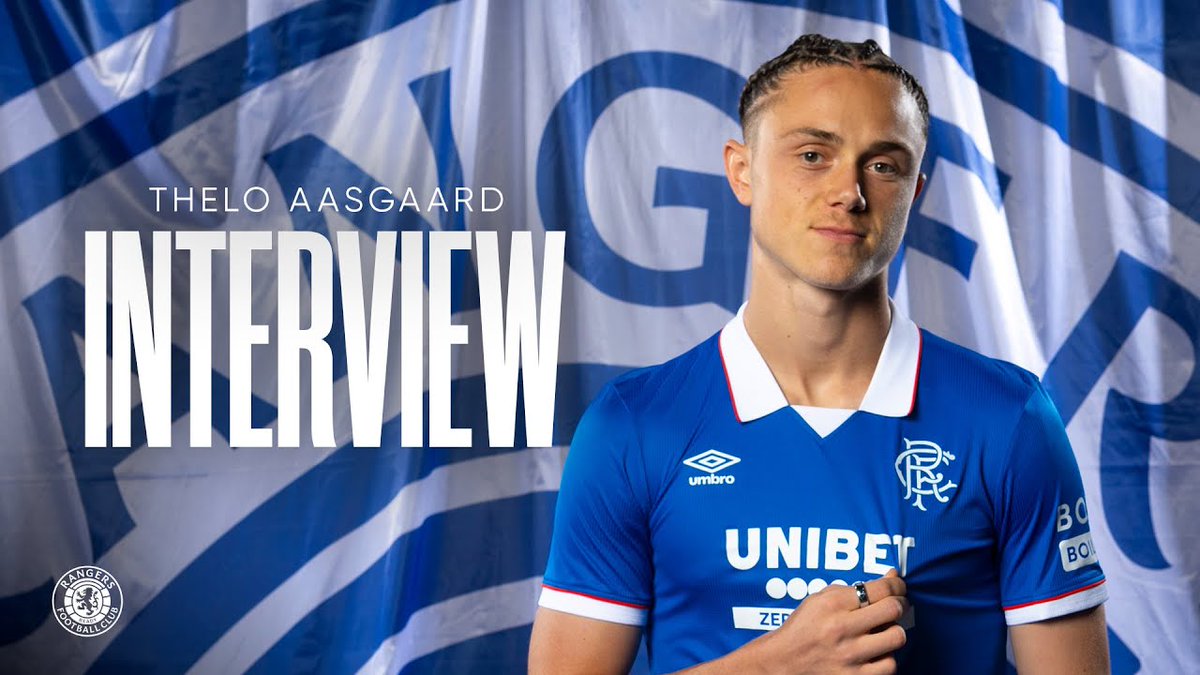 🎙️ Watch our exclusive first interview with Thelo Aasgaard as he spoke to RangersTV after joining the club.