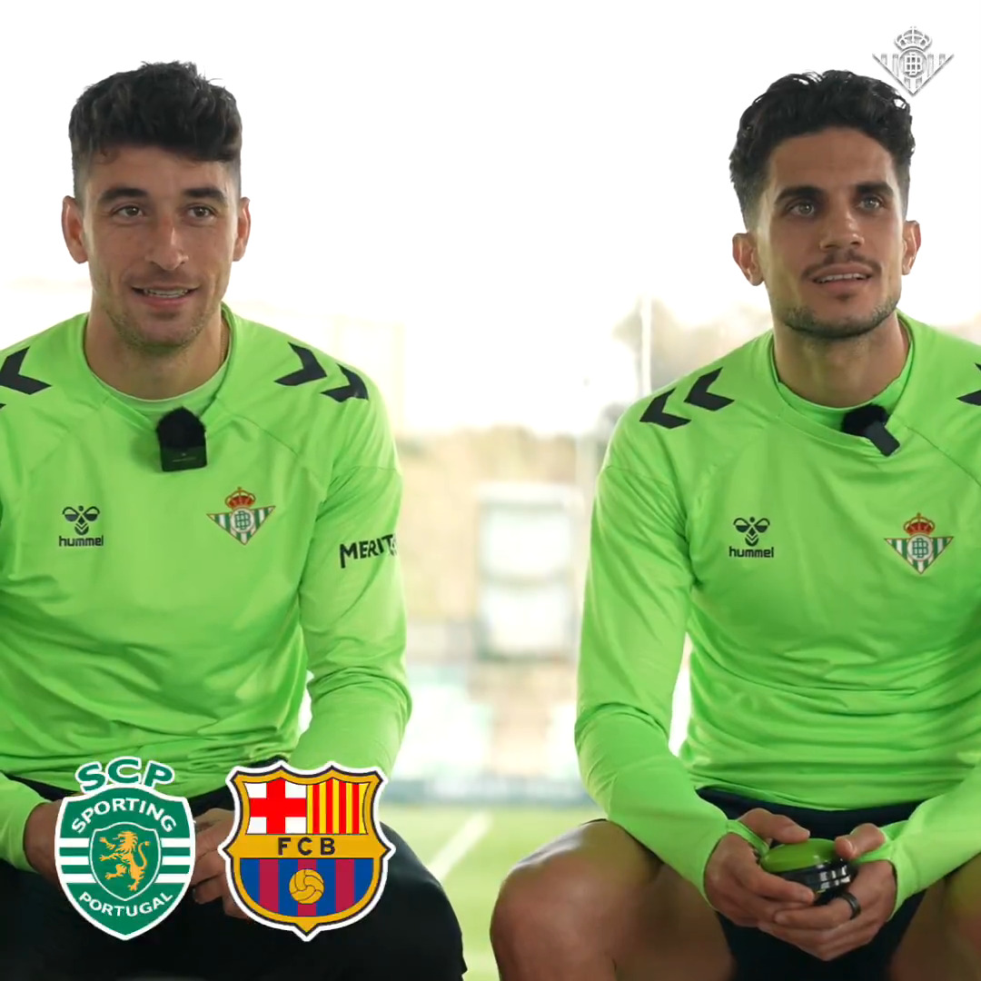 ¿Cuánto saben @MarcRoca21 y Marc Bartra de sus compañeros? 🤔💚 ¡Descúbrelo aquí! 📽