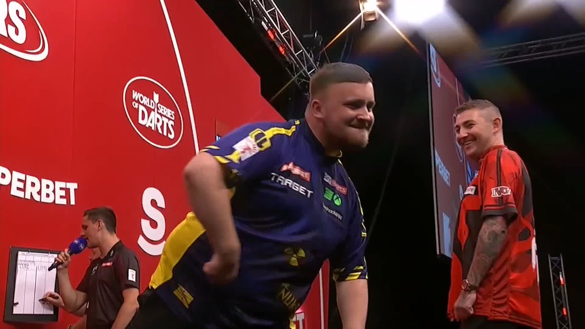 LITTLER REELS IN THE BIG FISH! 🎣 It was almost inevitable! 😂 Luke Littler adds another sensational 170 finish to his collection, as he moves a leg away from victory over Nathan Aspinall! 📺 #PolandDarts25 | QF