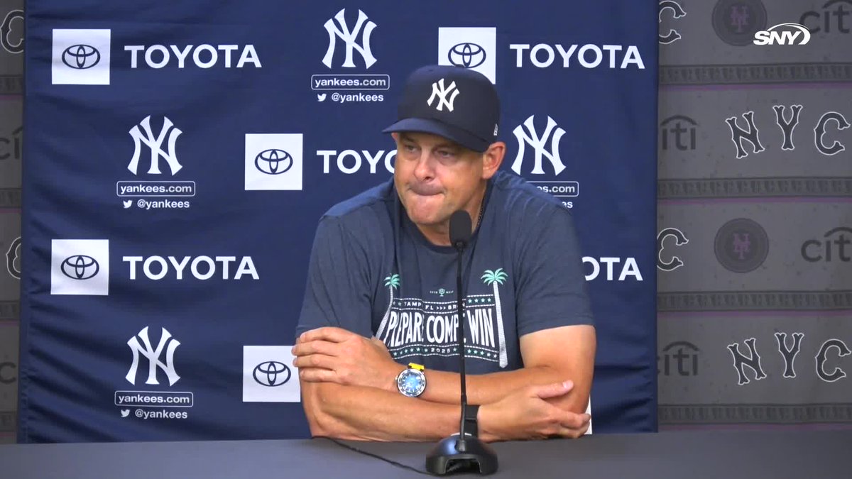 Aaron Boone was asked if there is any chance Clarke Schmidt can avoid Tommy John Surgery: "Just want to make sure, but I think it's pretty much inevitable."