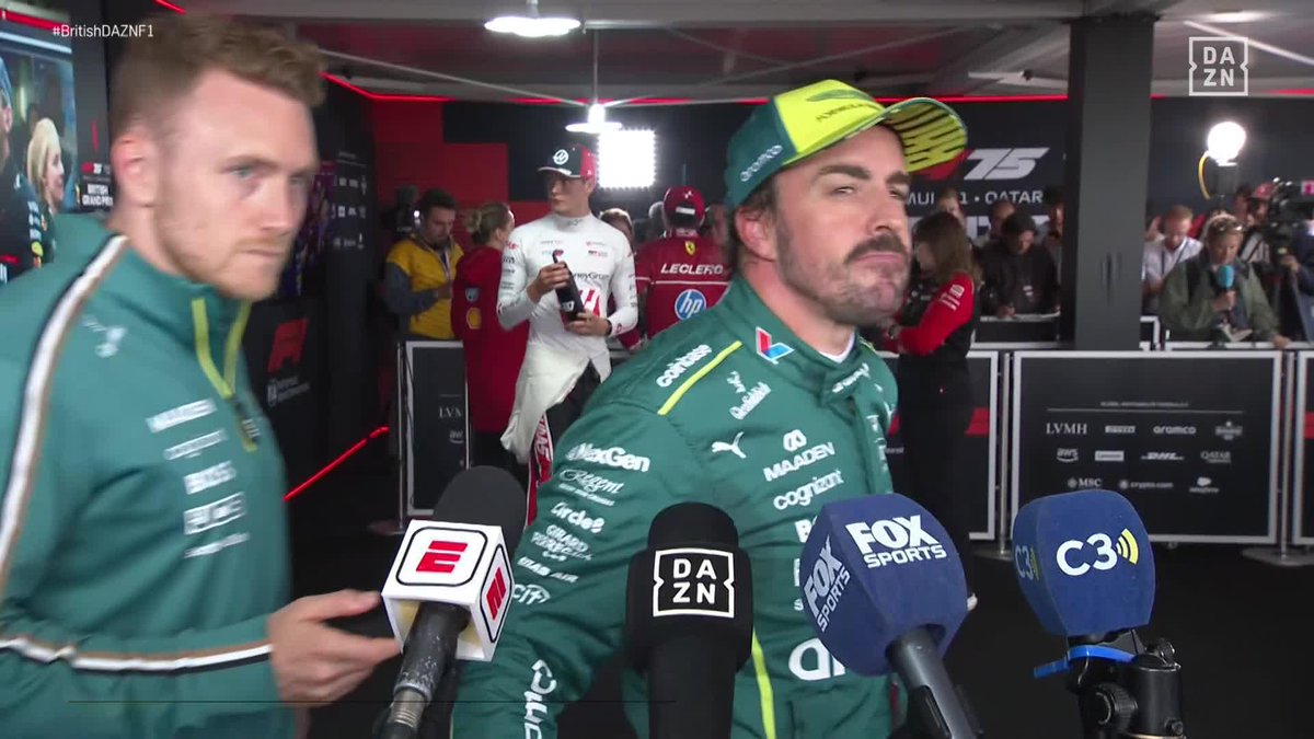 Fernando Alonso praises Max Verstappen: 🗣️ “He's the best. With a car similar to the others, you know he'll be on pole” 🗣️ “He's not won here as many times as Hamilton, but I think he's the best, as he proved again today.”
