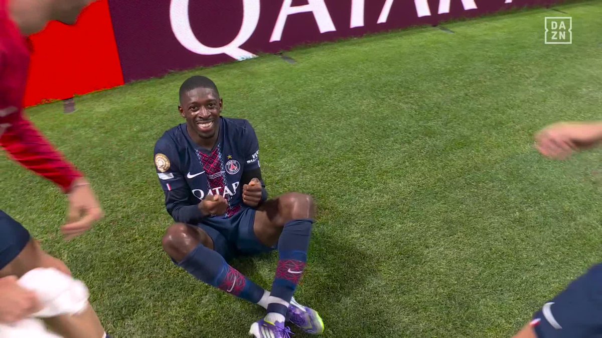 Dembélé hizo la celebración de Diogo Jota. Detalles que marcan la diferencia ❤️🩹👏🏻👏🏻
