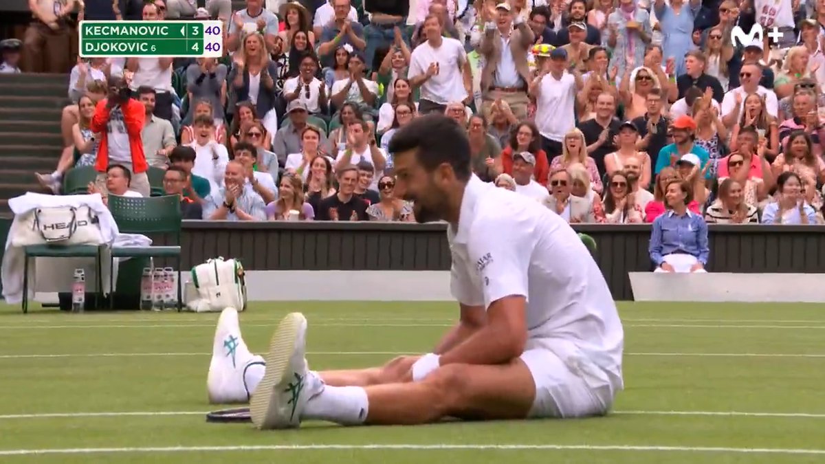😳 😳 😳 𝓔𝓛 𝓟𝓤𝓝𝓣𝓞 𝓓𝓔𝓛 𝓣𝓞𝓡𝓝𝓔𝓞 Gracias, Djokovic. #LaPistaDelTenis #Wimbledon
