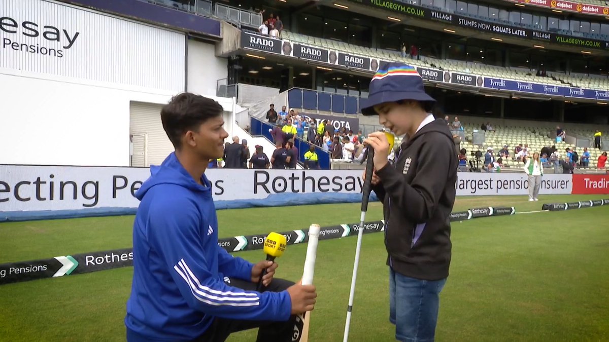 Ravi was so good at Headingley, we invited him back for the Test at Edgbaston to interview some of the players. Some hard-hitting questions in there!
