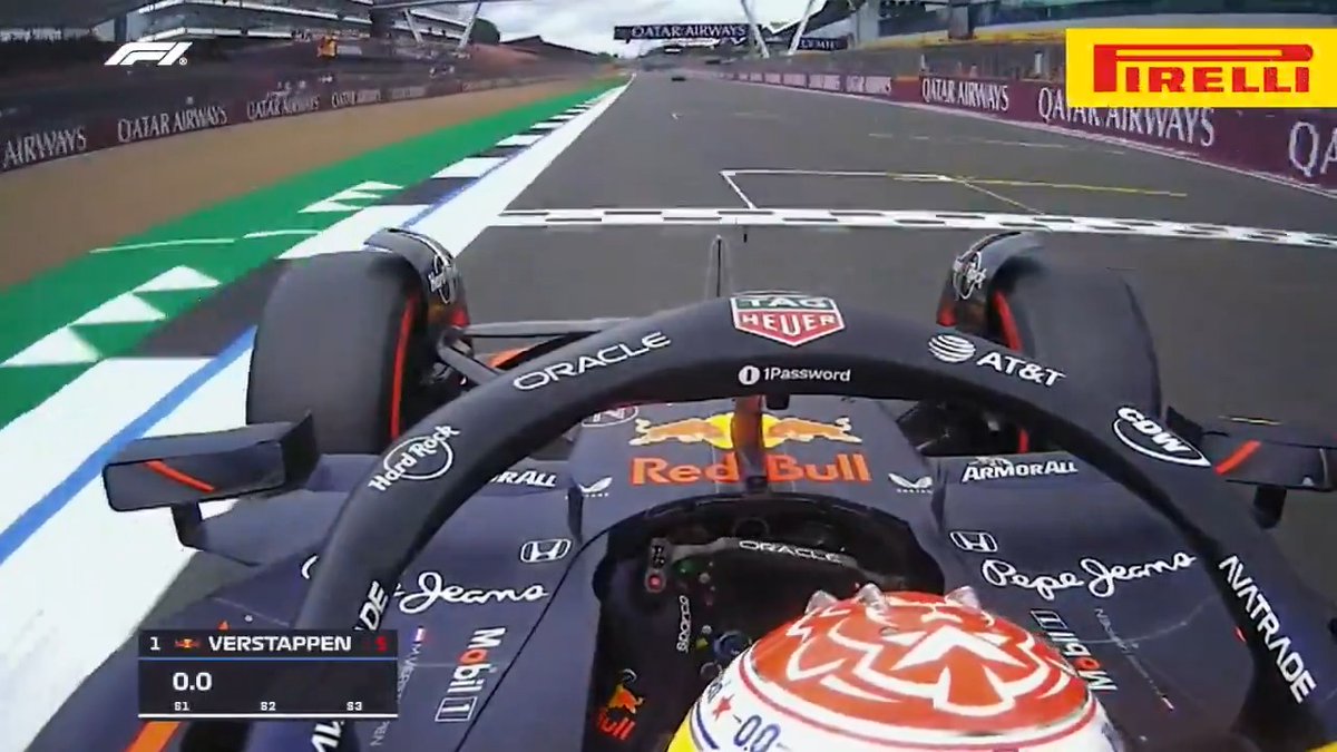 Majestic from Max Verstappen 🤩 Ride onboard with the Red Bull driver as he sped to pole at Silverstone 👏 #F1 #BritishGP Pirelli Motorsport