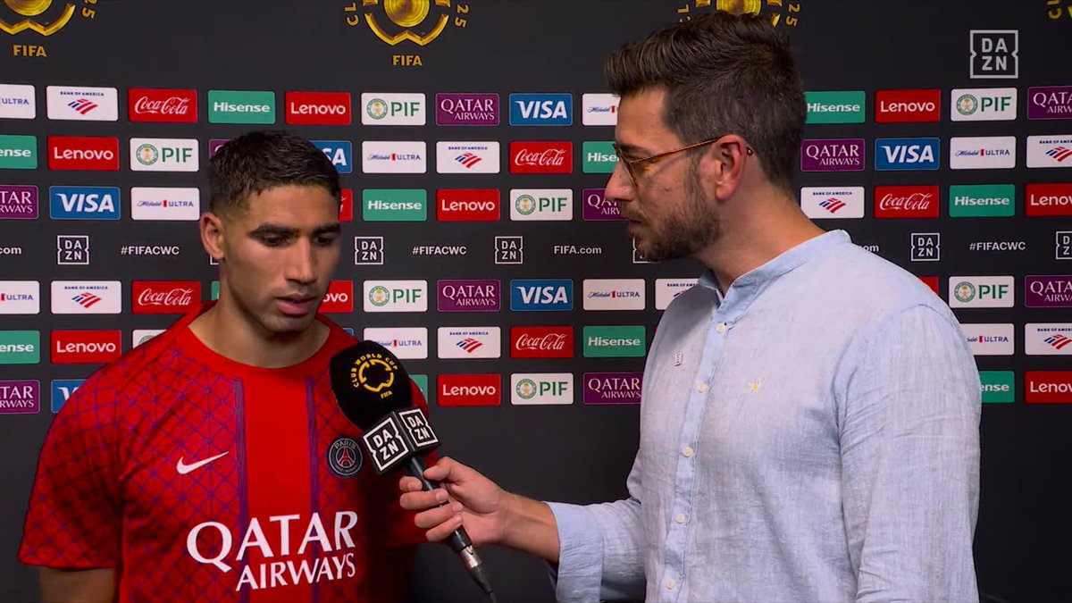 🗣️ Hakimi, tras la batalla entre PSG y Bayern Múnich "Estoy orgulloso del esfuerzo del equipo" FIFA Club World Cup | Todos los partidos gratis en | #FIFACWC #TakeItToTheWorld