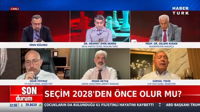 Seçim 2028'den önce olur mu? "İstisnai Adaylık" mümkün mü? CHP Eski Genel Sekreteri Gürsel Tekin #GerçekFikriNe'de yorumladı.