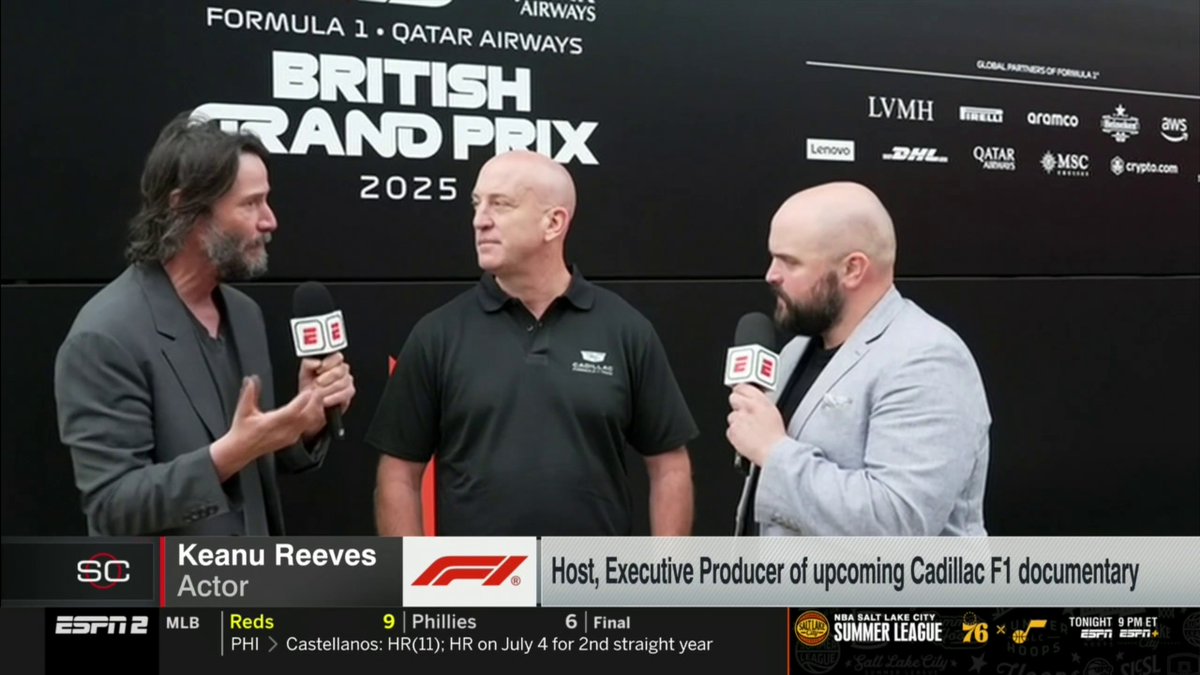 Keanu Reeves and Dan Towriss spoke with Nate Saunders about the decision to showcase Cadillac's road to Formula 1 🎥