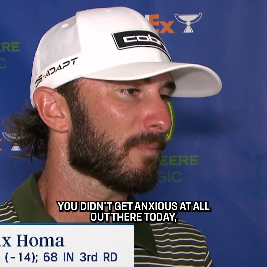 Golf is better when Max is up near the top of leaderboards