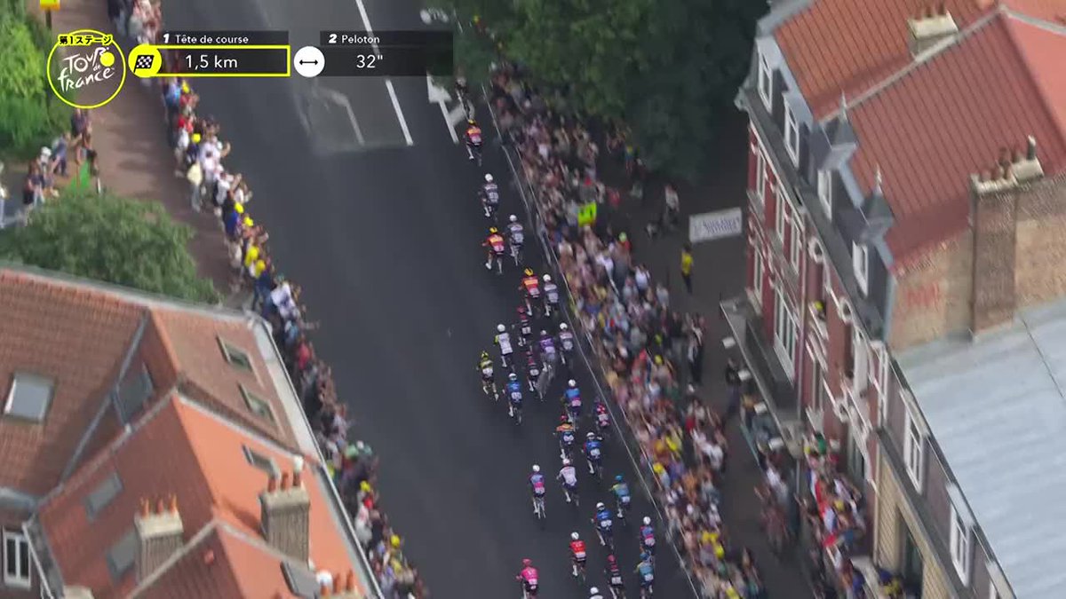 【フィニッシュシーン】ツール・ド・フランス 第1ステージ｜Cycle*2025 横風が懸念されたステージは残り距離17.9kmの方向転換でヴィンゲゴーが加速、エヴェネプールやログリッチが後方に吹き飛びポガチャルはついてく #TDF2025 #jspocycle ツール・ド・フランス 再生リスト→