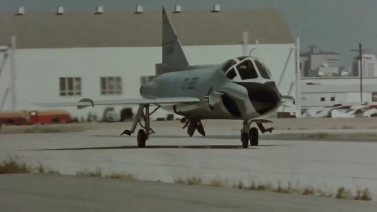 Here's some cleaned up footage with shots of a TF-102A "The Tub" and it's unique side by side canopy. Although it was deemed very badass, it never made it into production due to drag related issues and a high cost to implement. 🤘😎