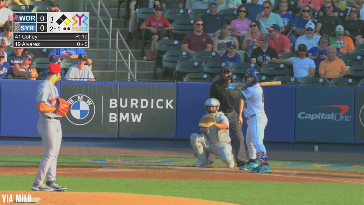 Francisco Alvarez hits another home run for Triple-A Syracuse!