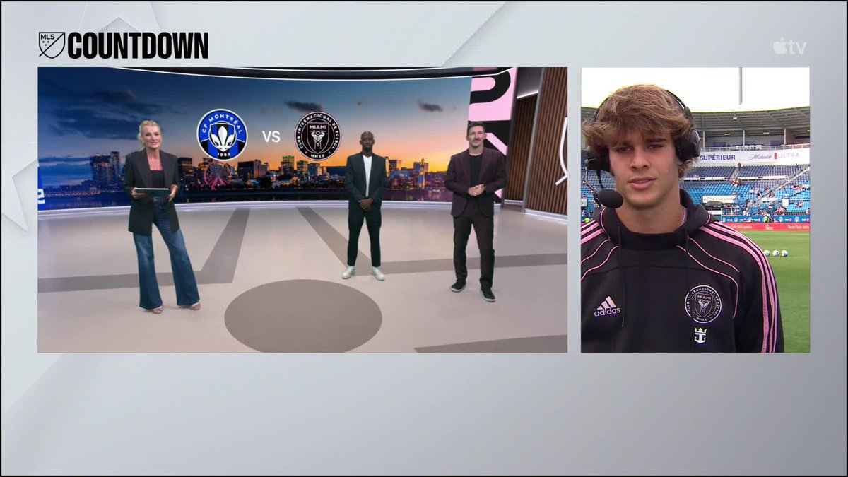 Benja Cremaschi joins the show ahead of @InterMiami's return to MLS play. 🫡 📺 Watch MTL vs MIA at 7:30pm ET on #MLSSeasonPass:
