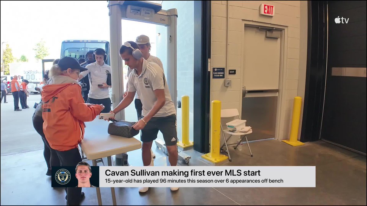 🚨 15-year-old Cavan Sullivan is making his first-ever MLS start tonight. 🥳 📺 Watch NSH vs PHI at 8:30pm ET on #MLSSeasonPass: