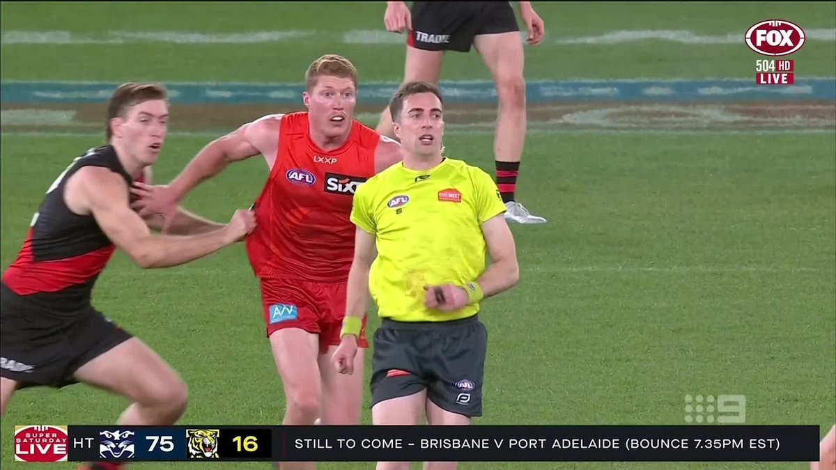 "If he touches an umpire again, he should get weeks, if he does it in that manner." Why Nathan Brown believes Matt Rowell is playing a dangerous game by using umpires as a screen at centre bounces. #9AFLSFS | Watch on Nine & 9Now 🖥️