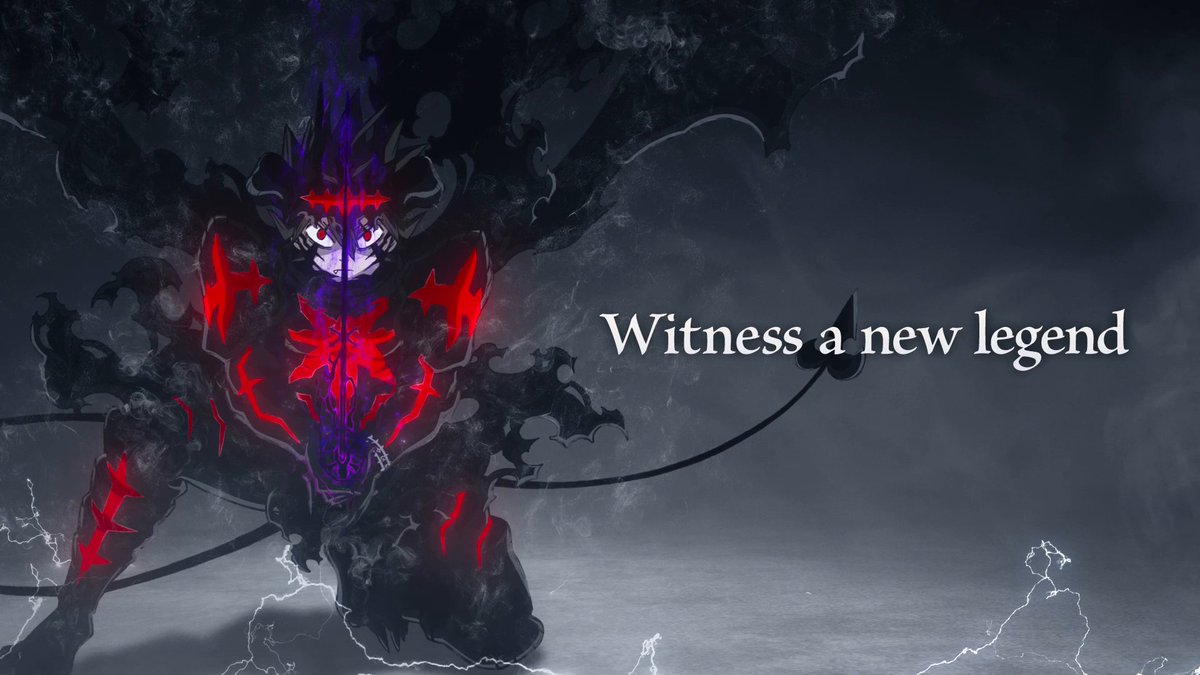 Witness a new legend. Black Clover is coming soon to Crunchyroll 🍀